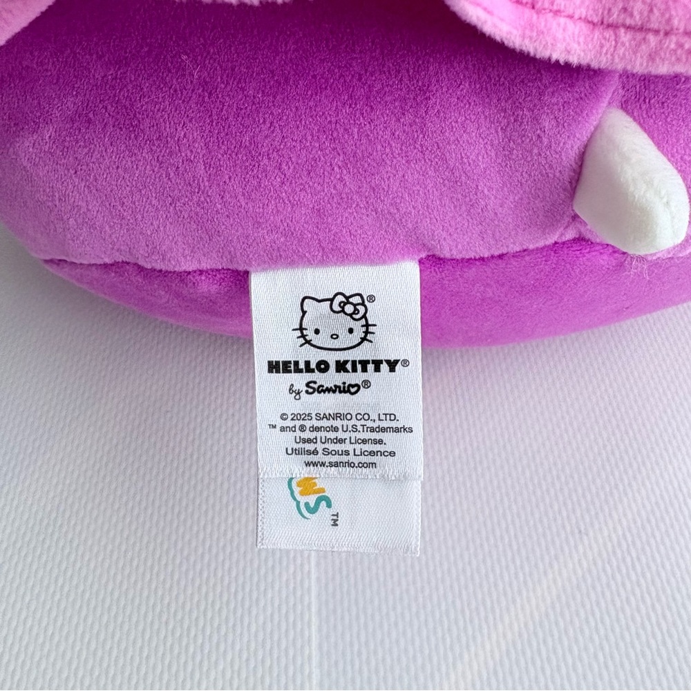 NWT Squishmallows Pink Hello Kitty Kawaii Arcade Sz 8 Plush Easter Kelly Toys - Picture 4 of 5